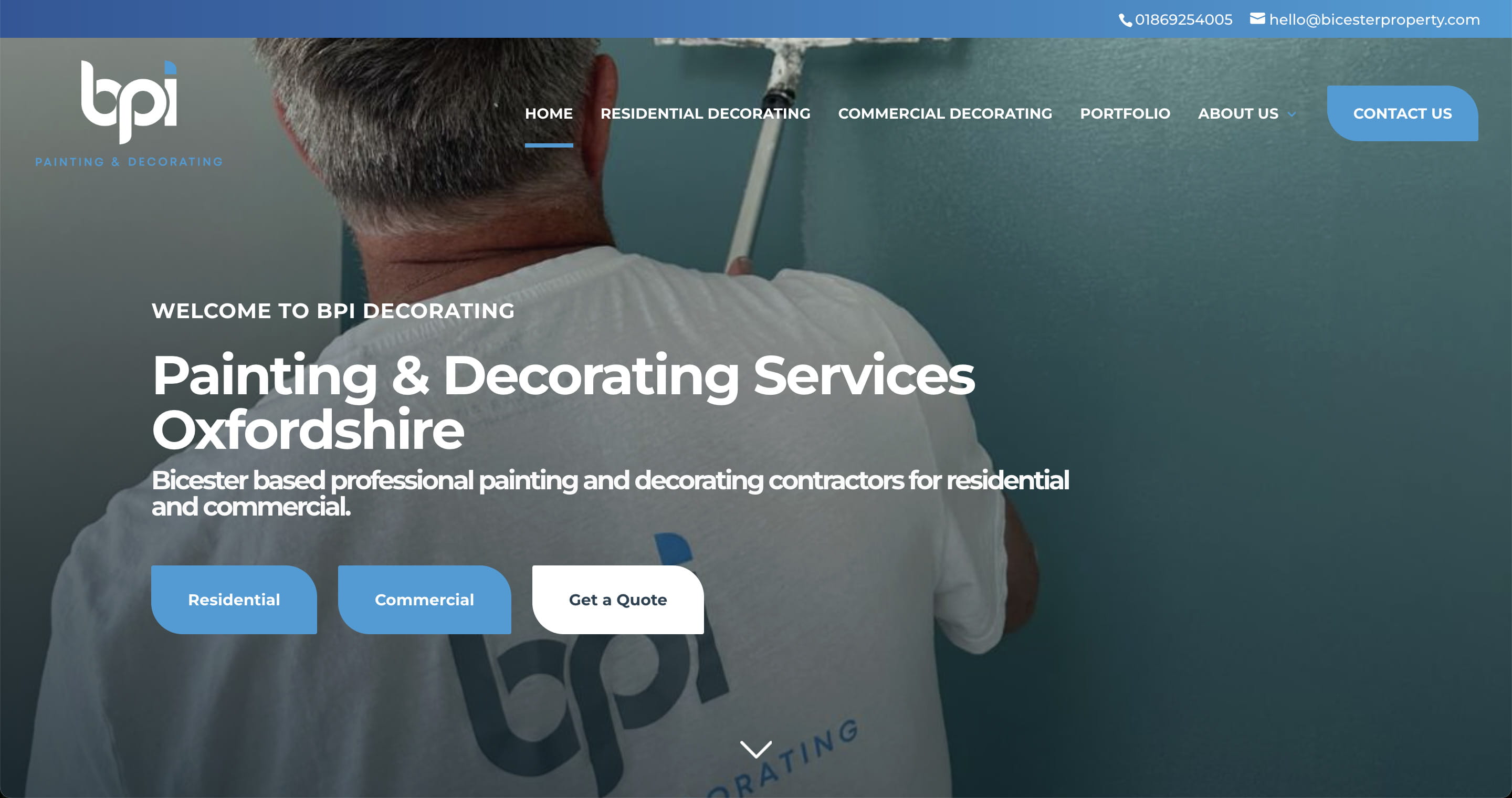 BPI Painting and Decorating website