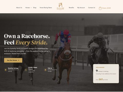 The Racing Emporium website